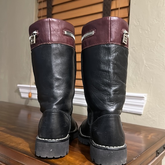 CHANEL Sport Hiking mi-calf Combat Boots 💯 - Picture 7 of 9